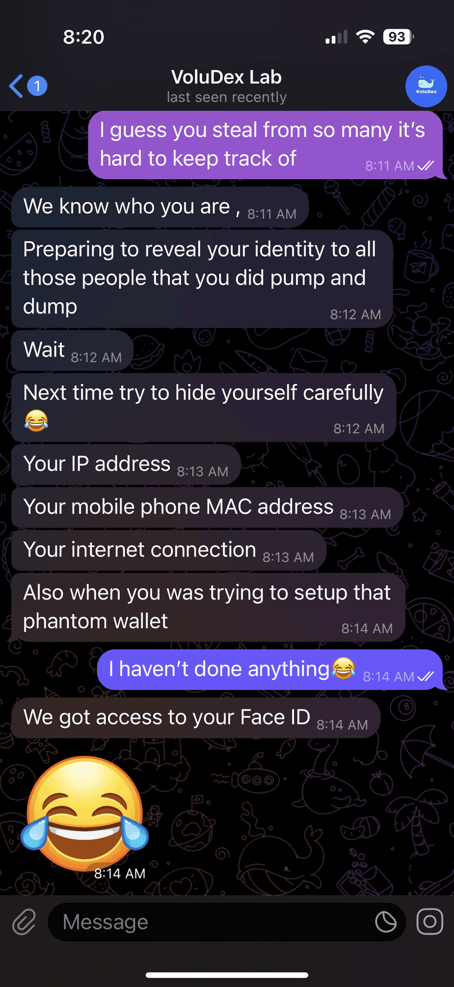 VoluDex scam stole my identity